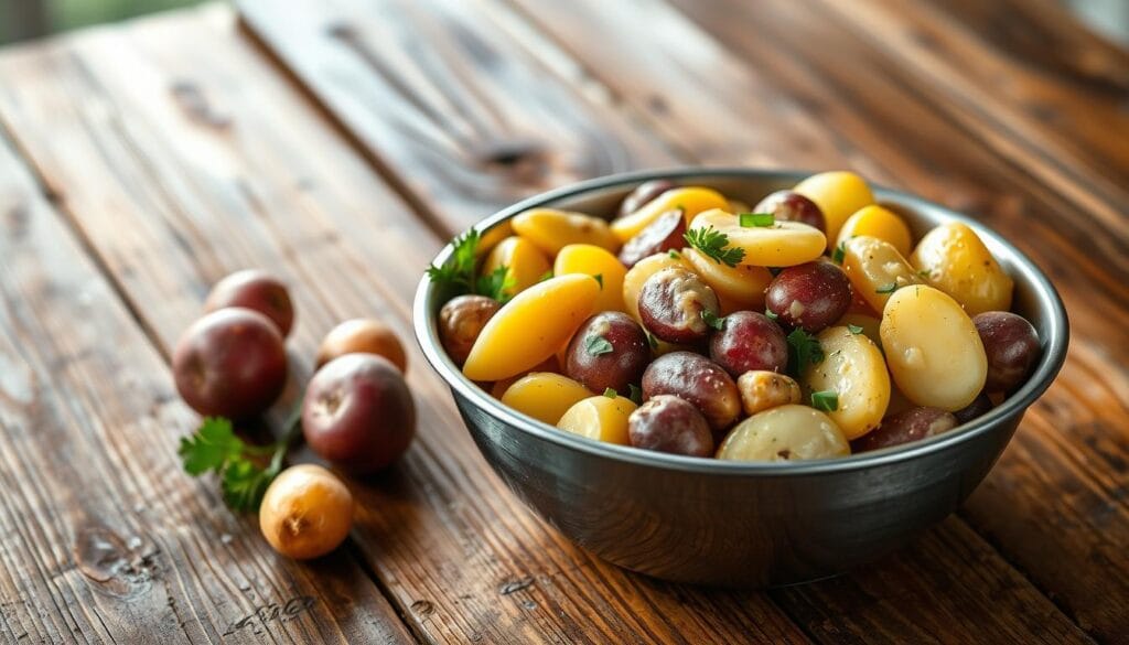 salade de pomme de terre avec des pommes de terre variées salade de pomme de terre avec des pommes de terre variées