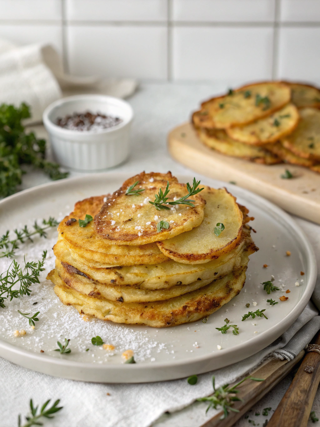 Galettes de pommes de terre croustillantes