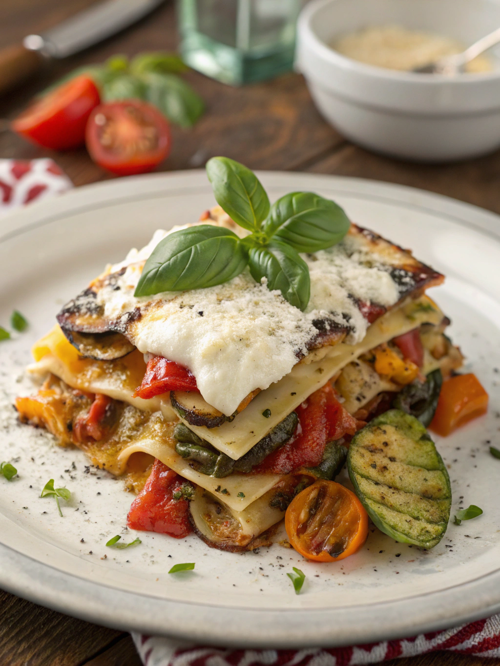 Lasagnes aux légumes grillés