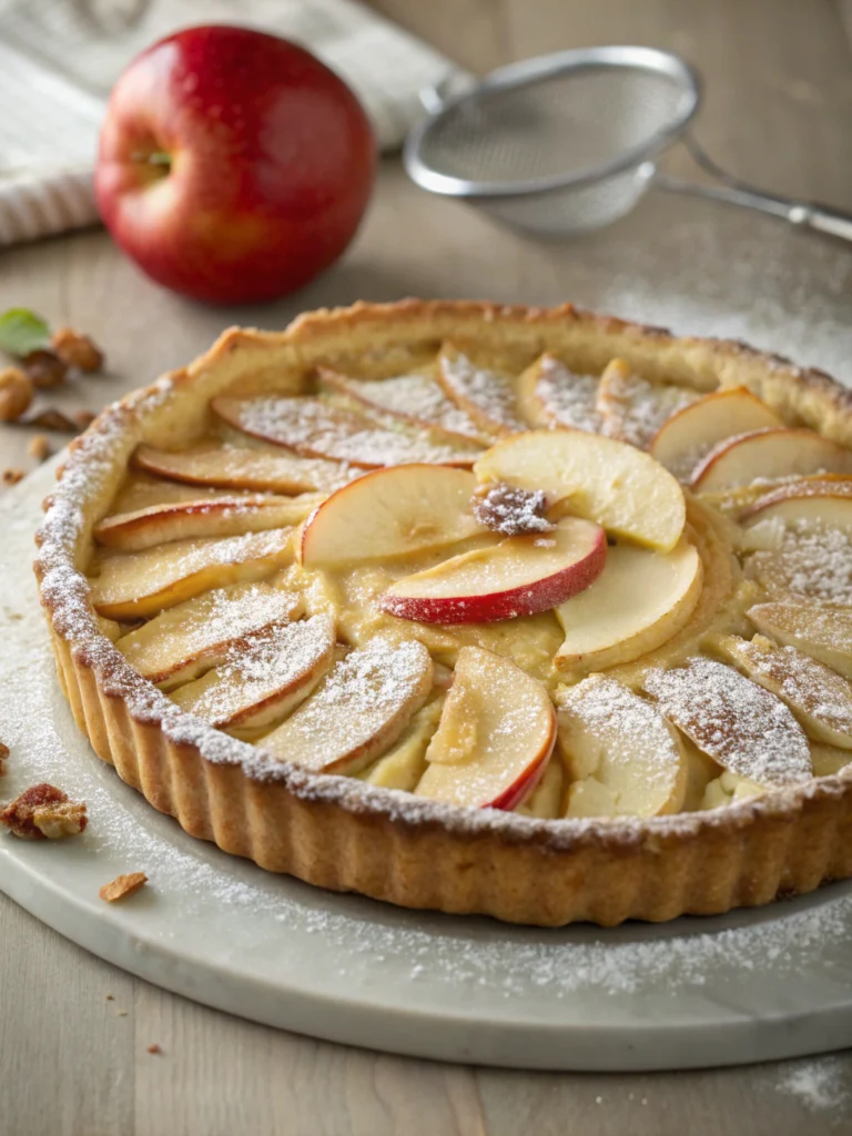 Tarte aux pommes normande