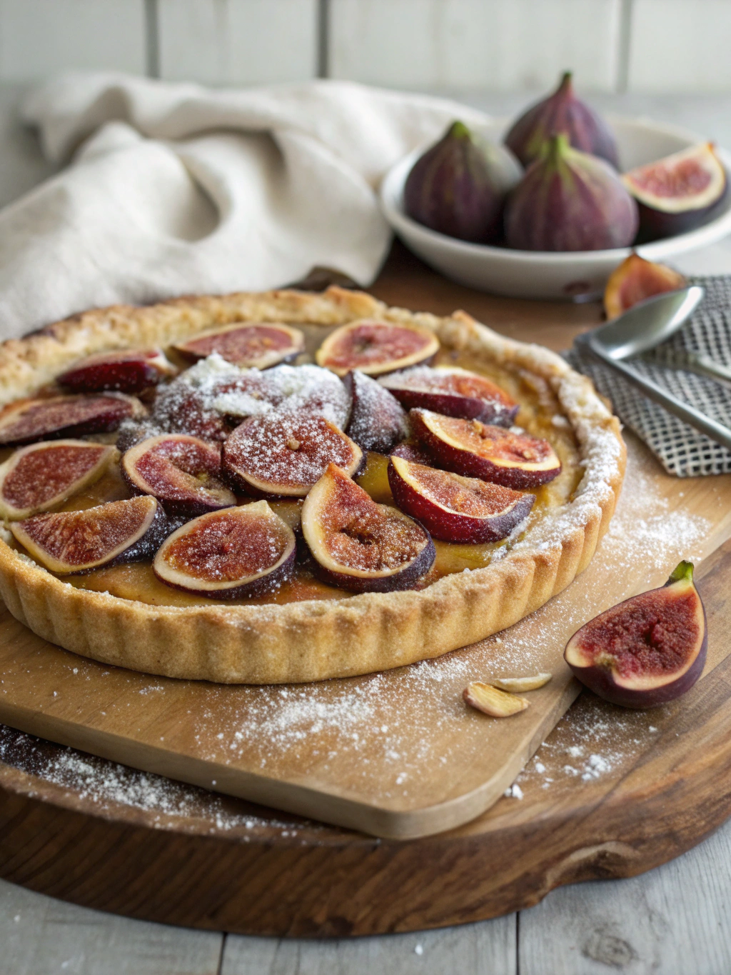 Tarte rustique aux figues