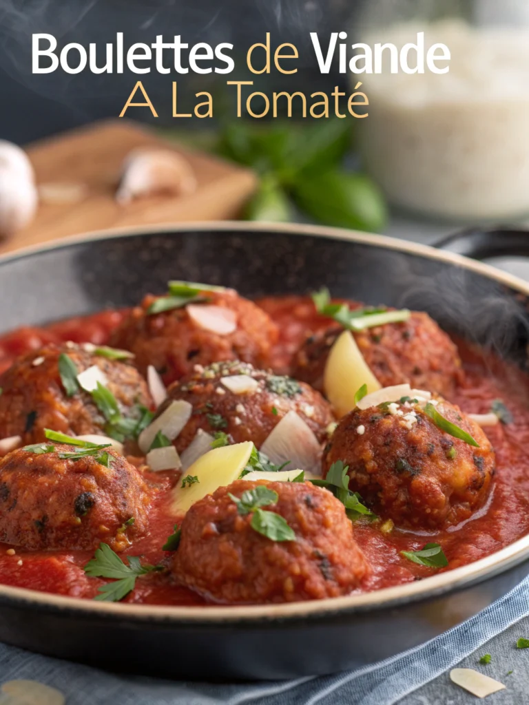 Boulettes de viande à la tomate