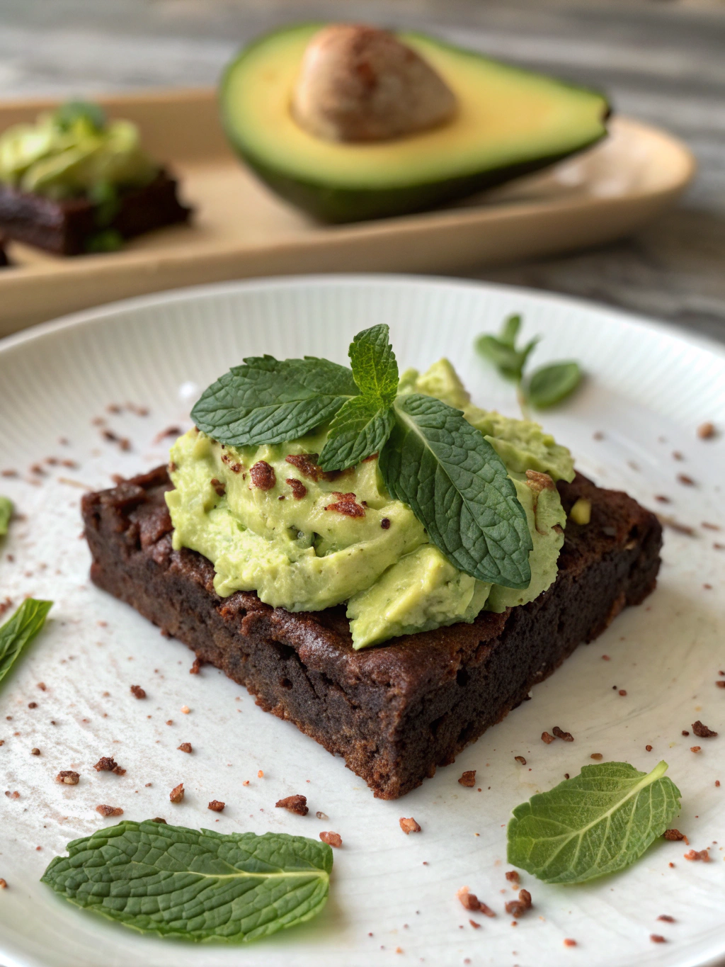 Brownie à l’avocat