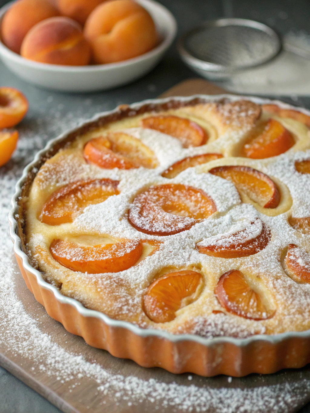 Clafoutis aux abricots