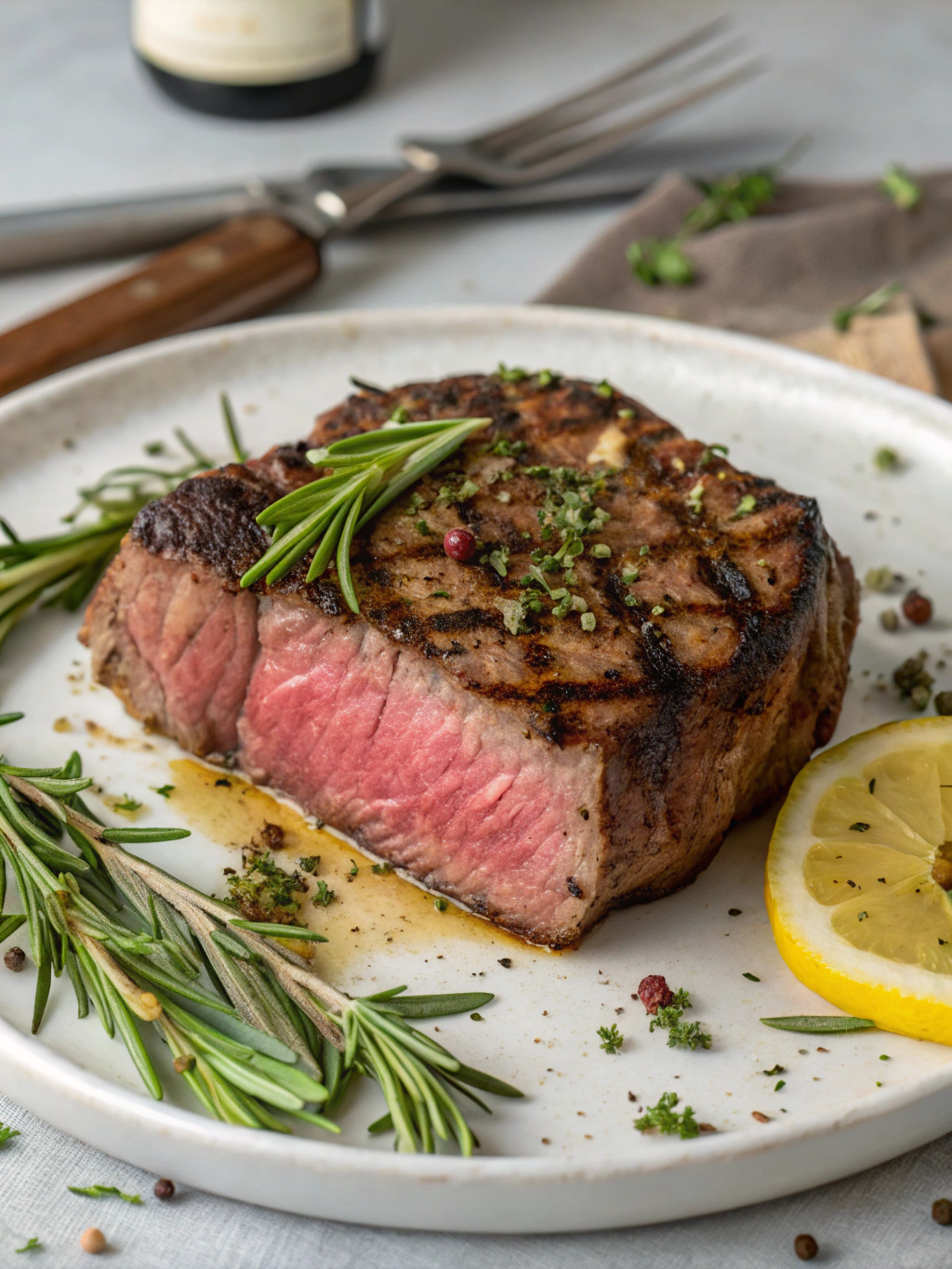 Filet mignon grillé aux herbes de Provence