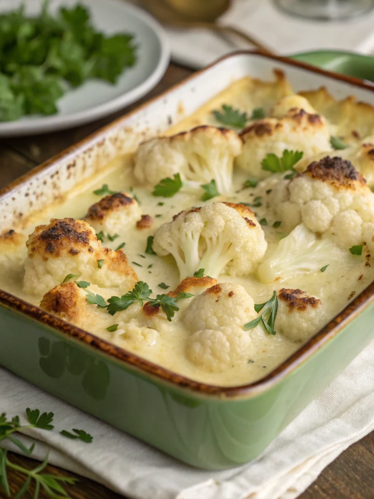 Gratin de chou-fleur béchamel