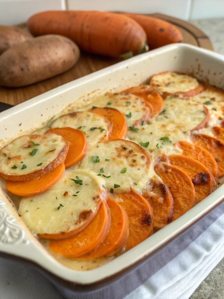 Gratin de patates douces