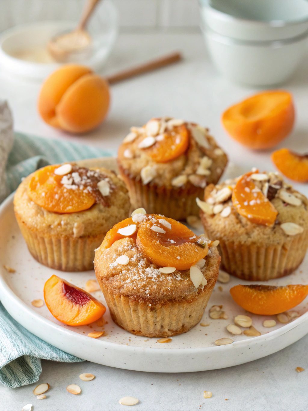 Muffins abricot-amande