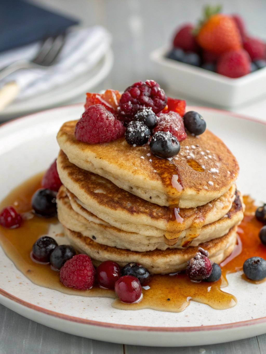 Pancakes à la farine de sarrasin