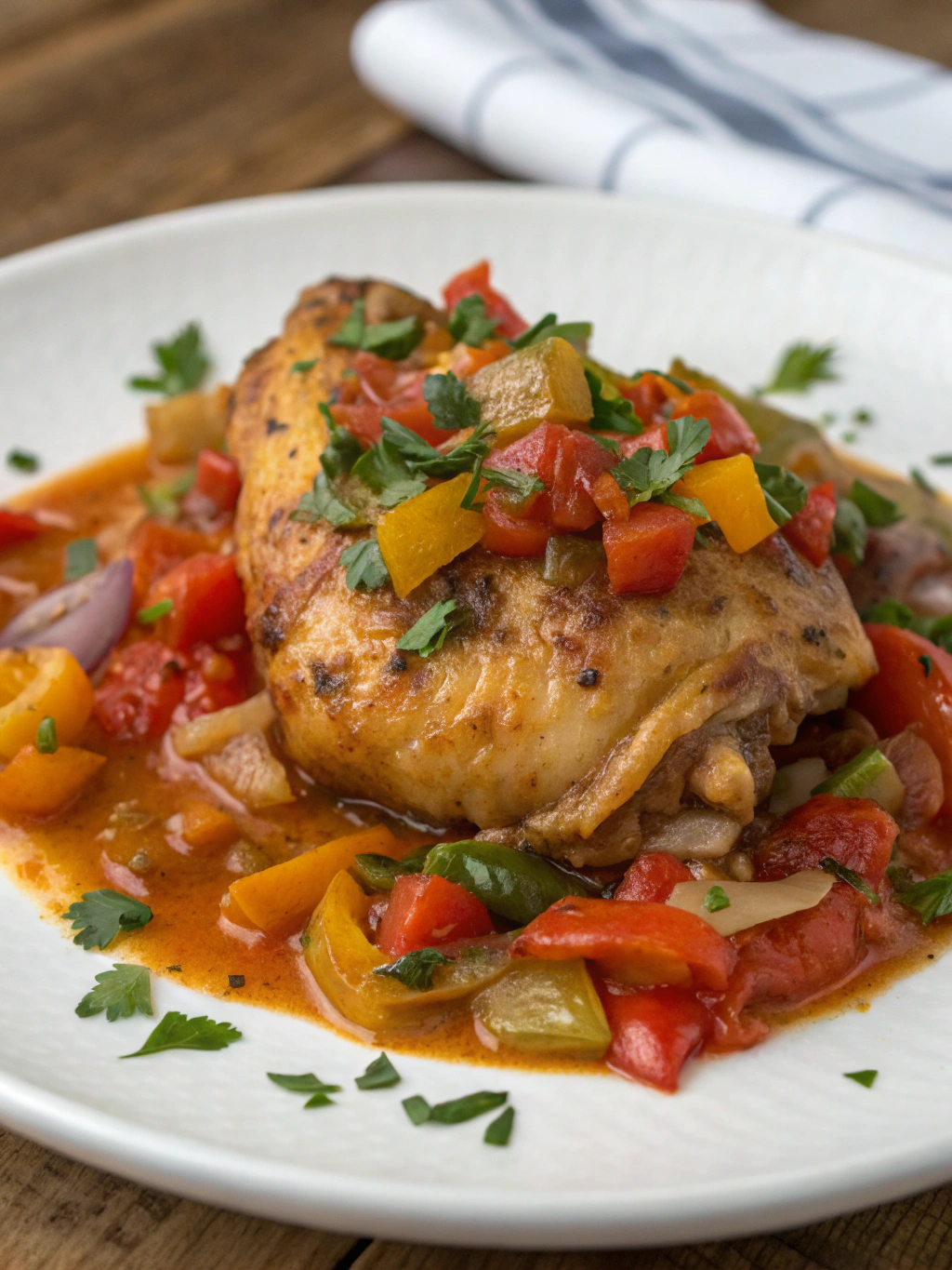 Poulet basquaise