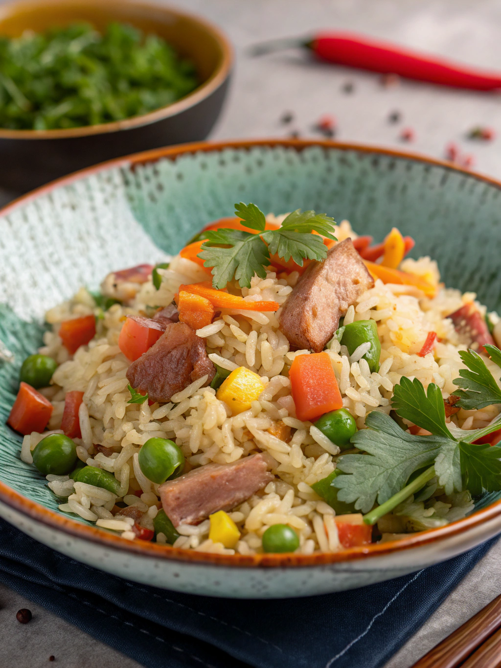 Riz cantonais maison