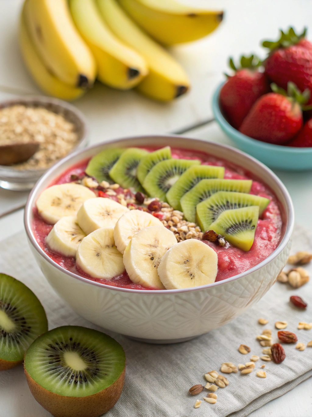 Smoothie bowl banane-kiwi