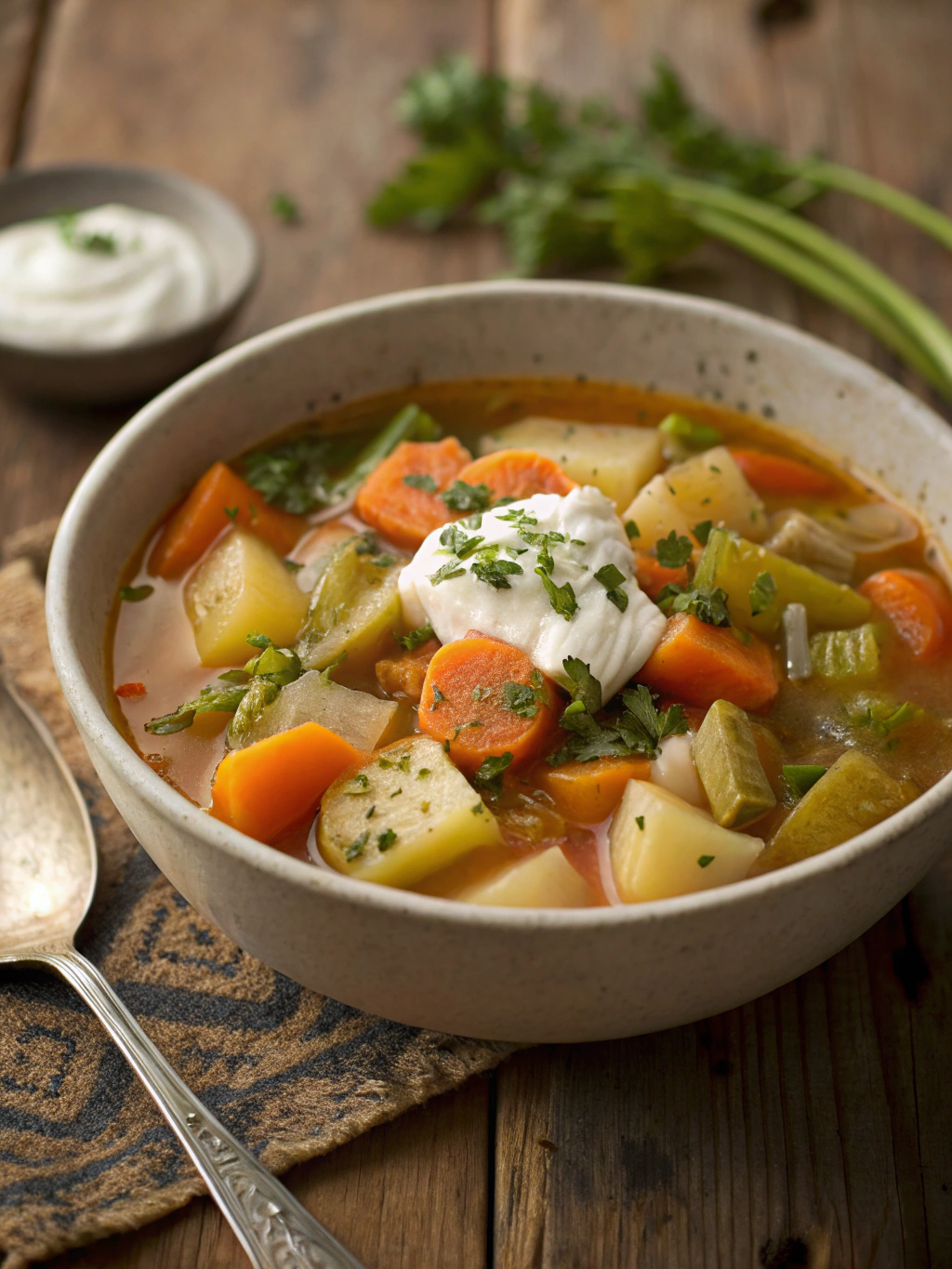 Soupe de légumes d’hiver