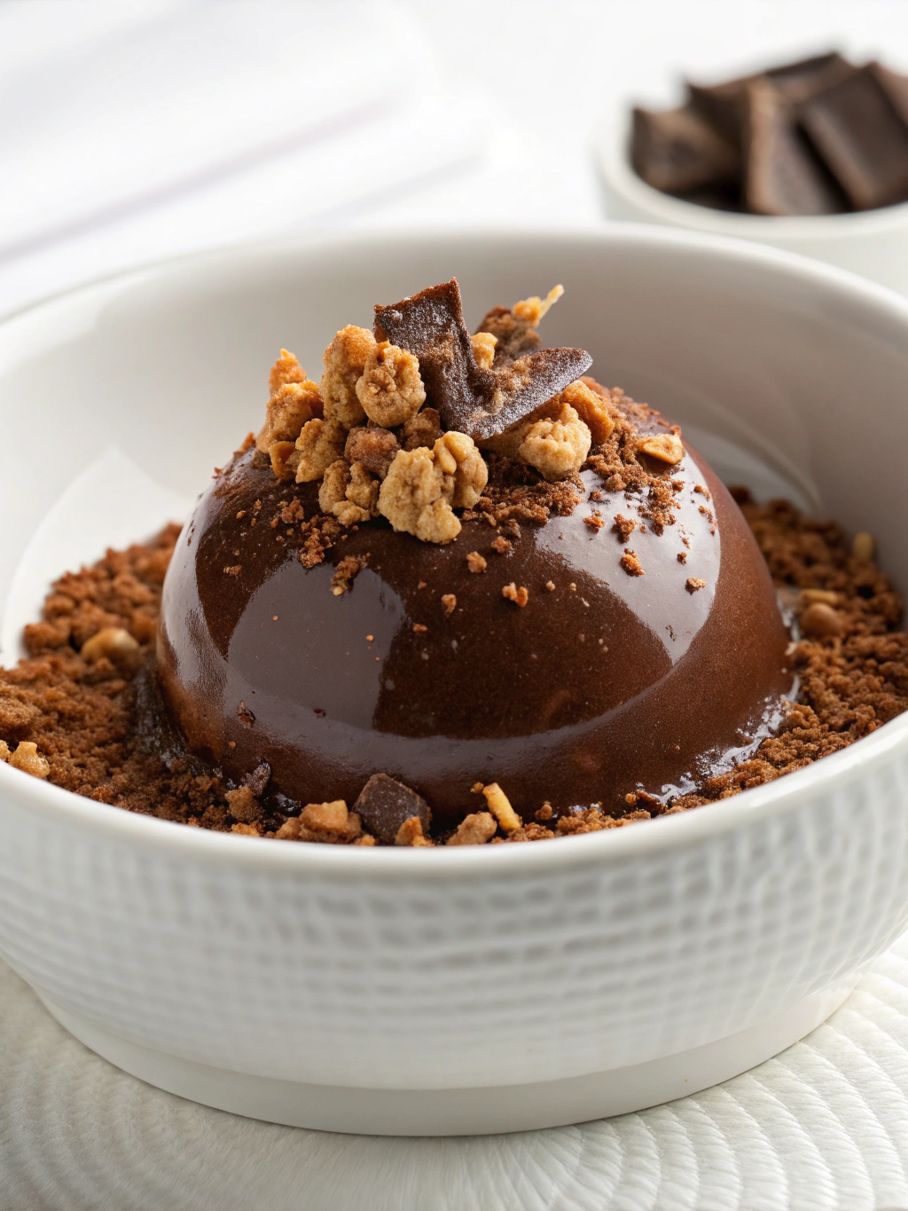 mousse au chocolat praliné