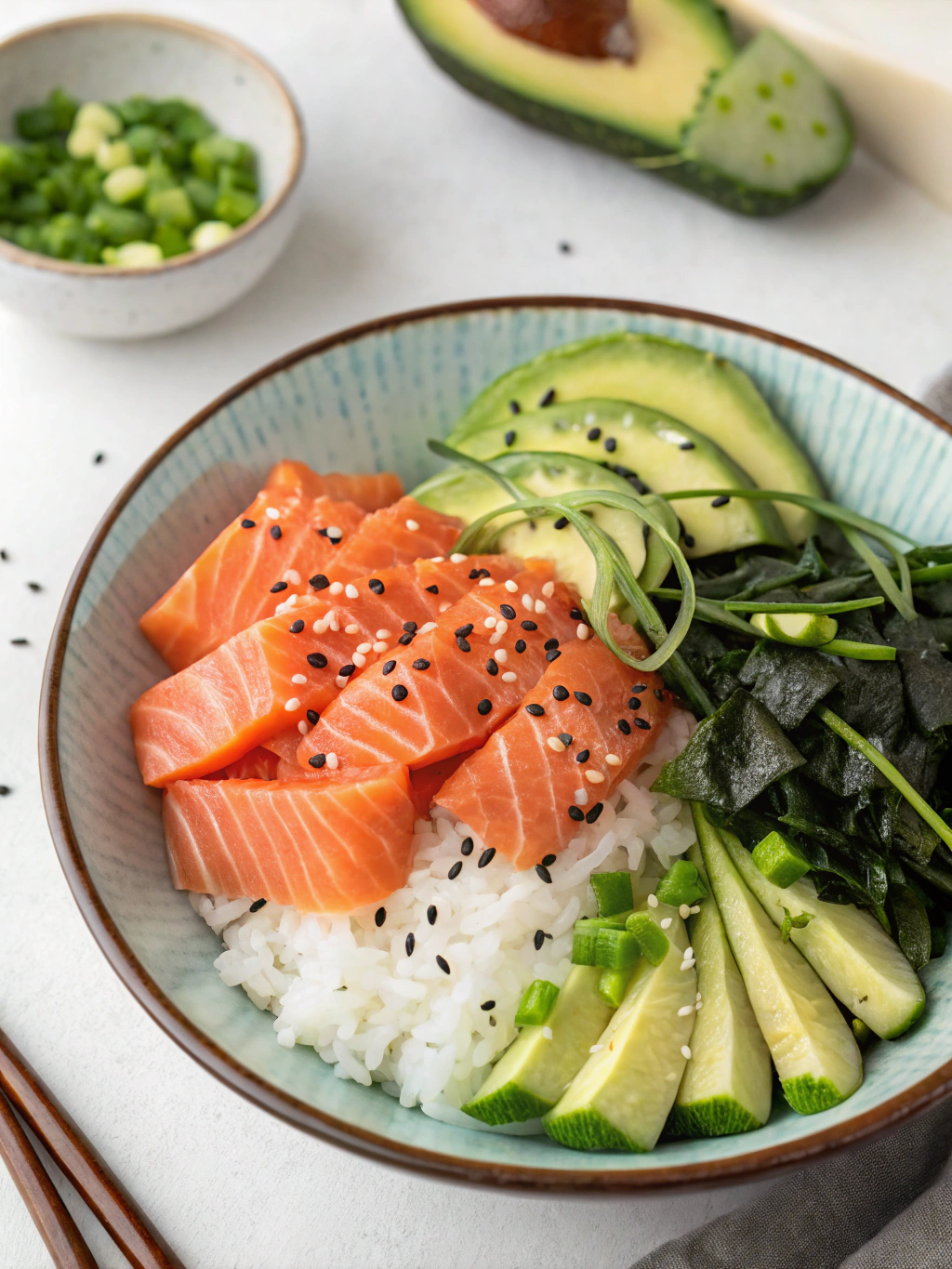 poke bowl saumon