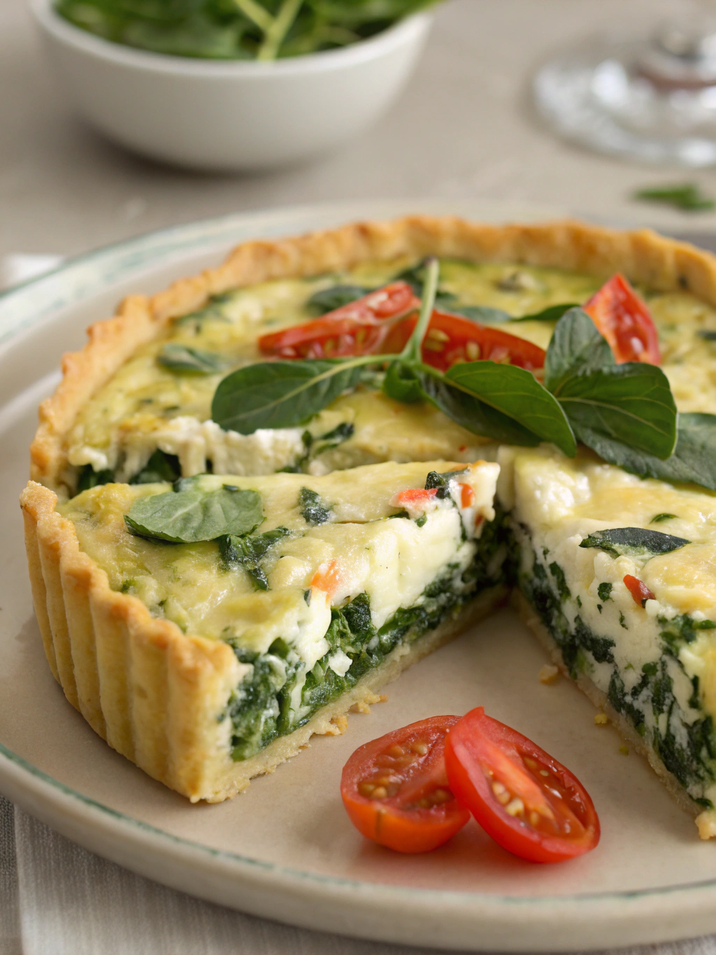 quiche épinards feta