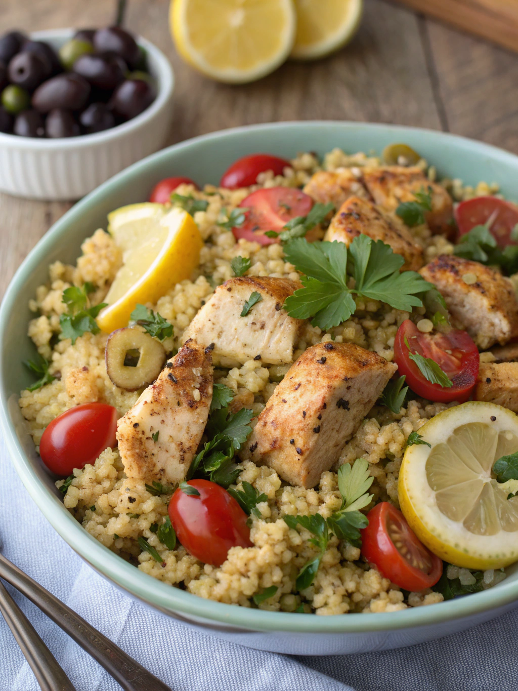 salade de boulgour au poulet