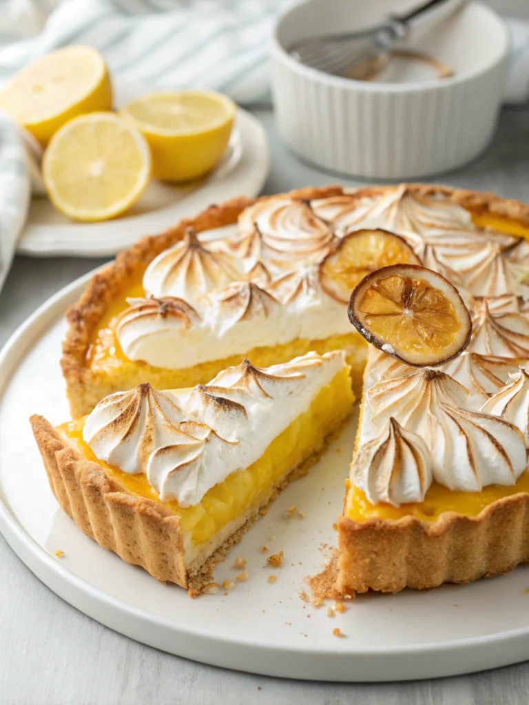 tarte au citron meringuée