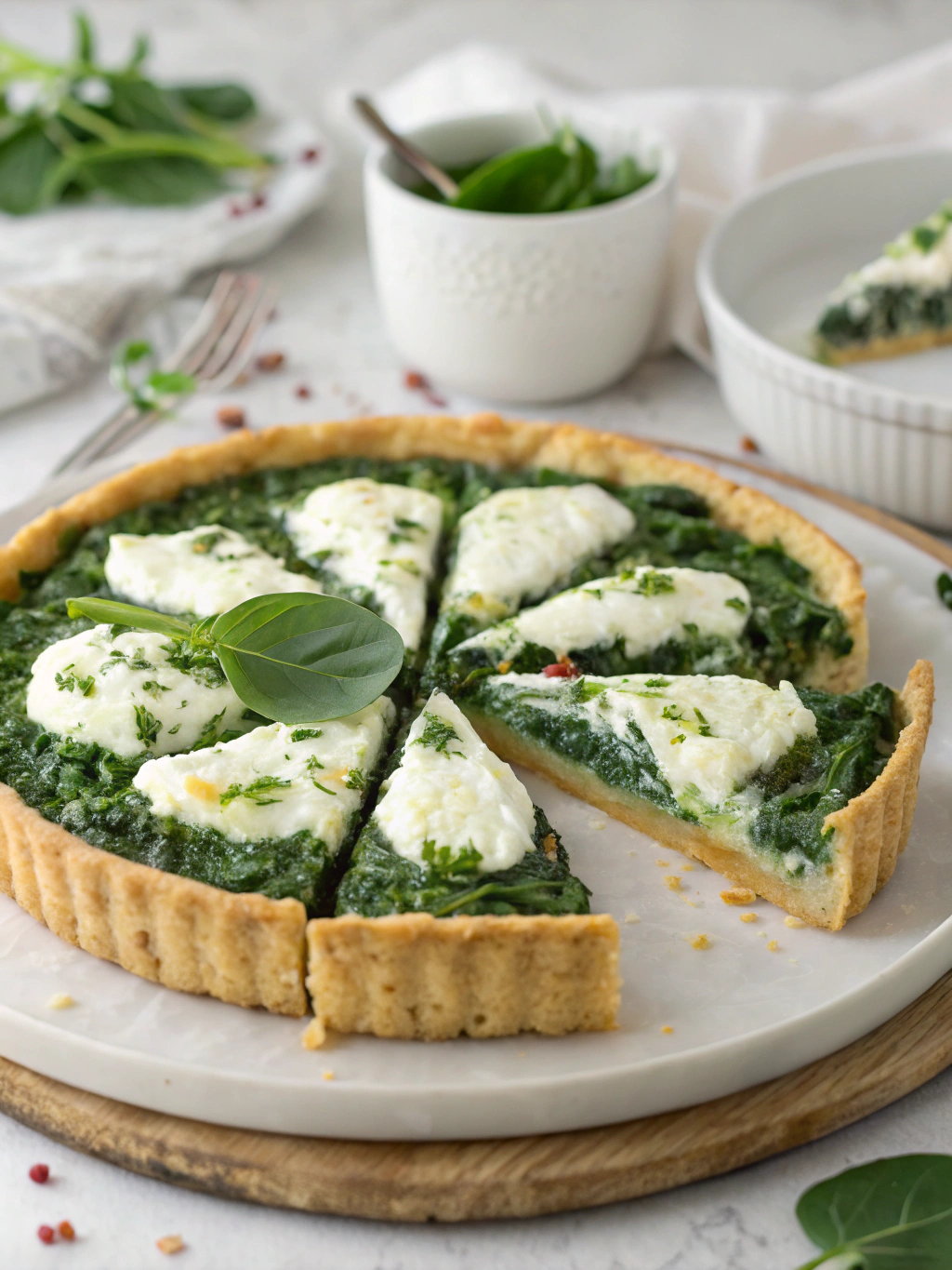 tarte aux épinards et ricotta