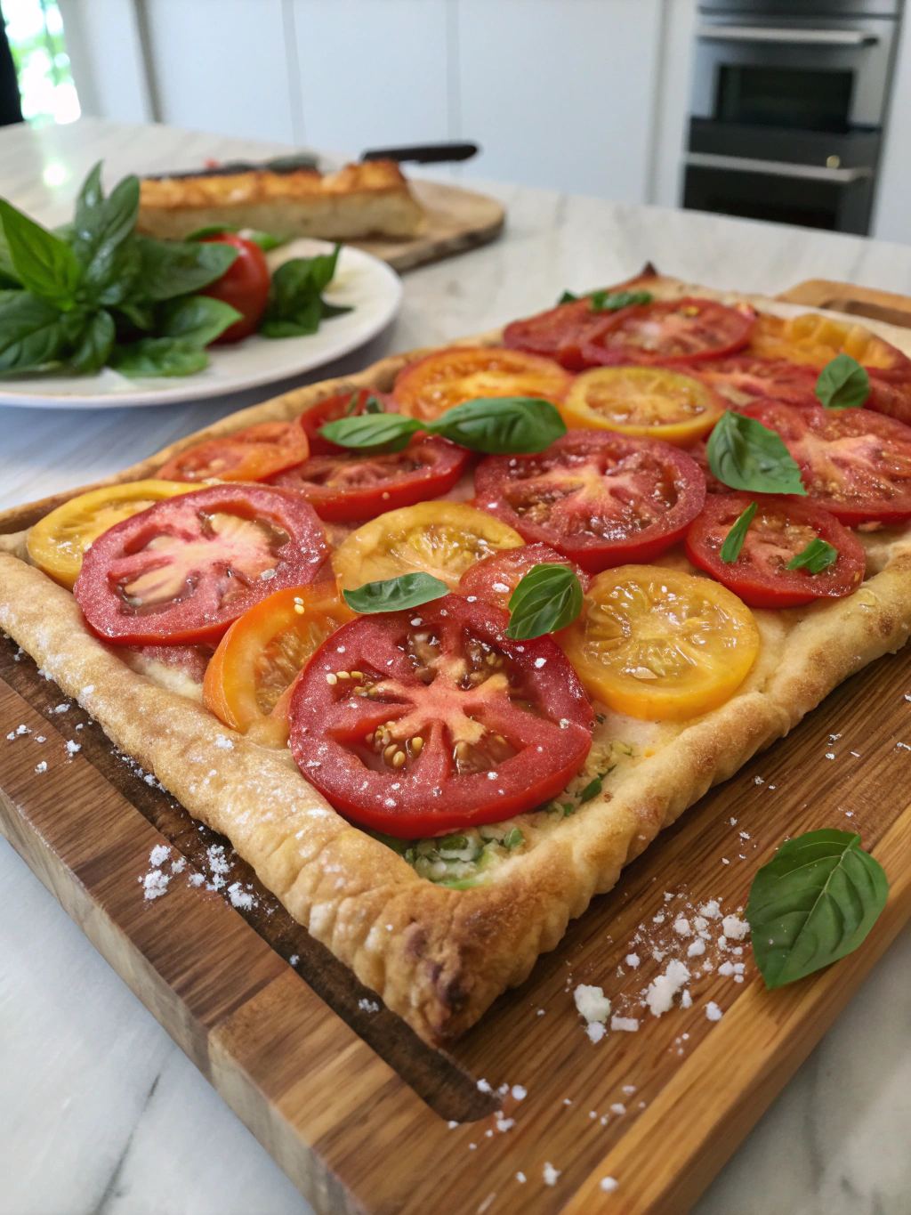 tarte rustique aux tomates