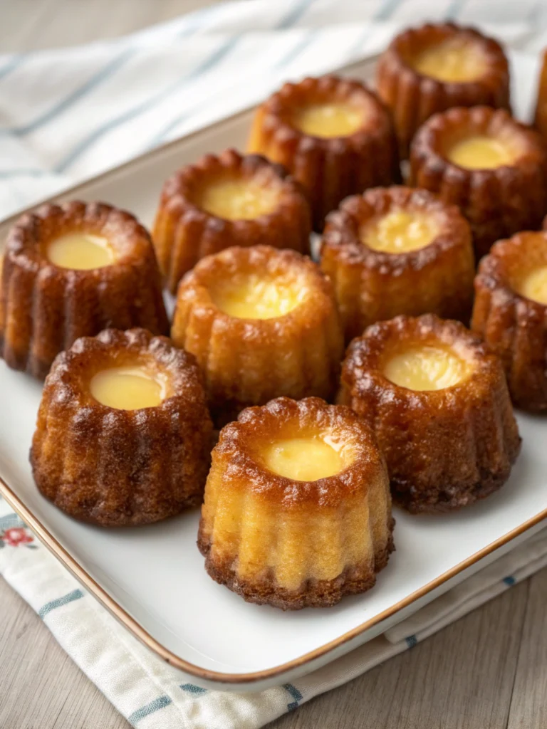Cannelés bordelais parfumés à la vanille