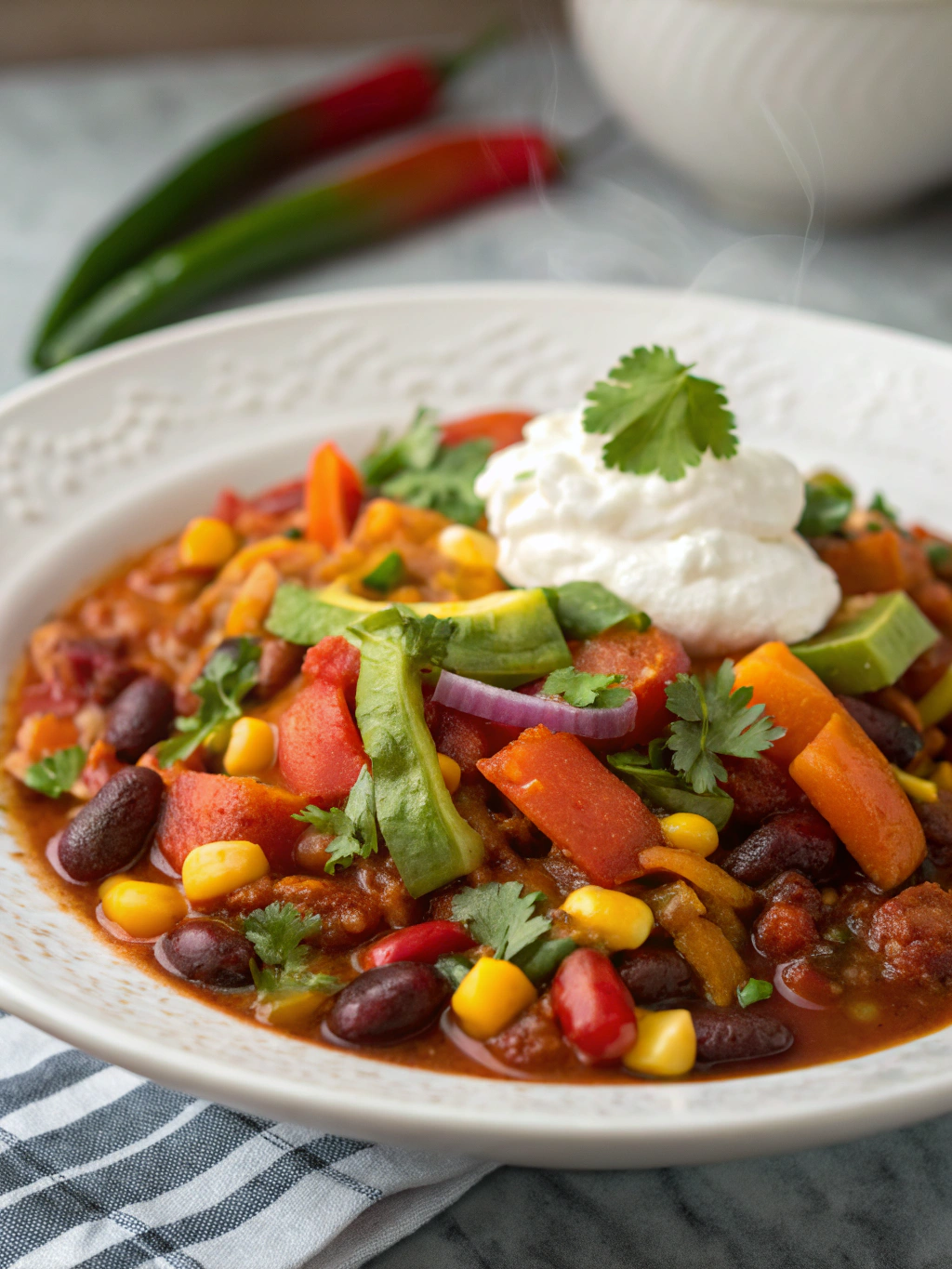 Chili végétarien rapide