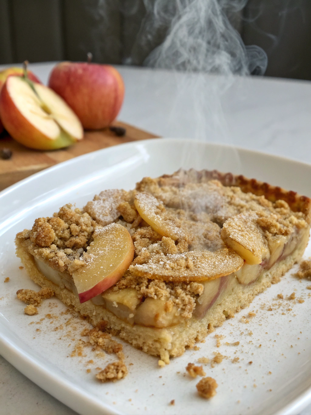 Crumble pomme express dessert minute