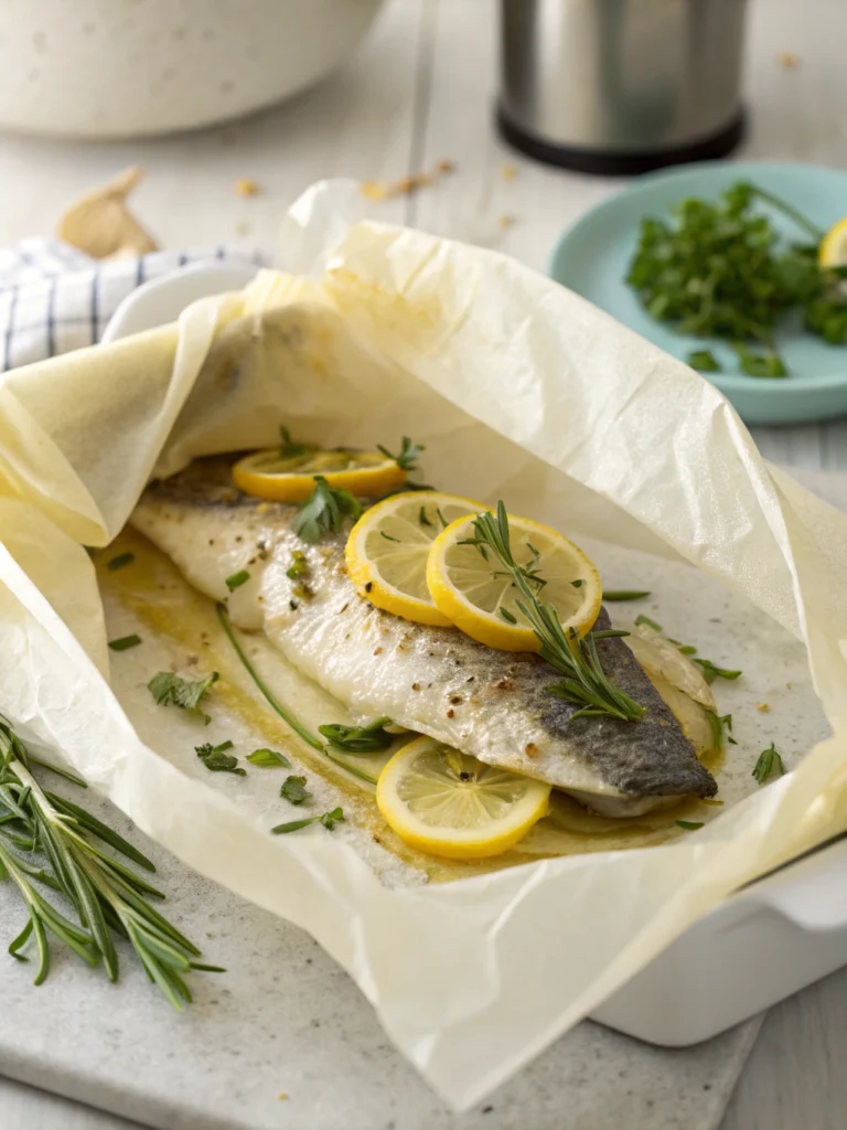 Filet de dorade en papillote