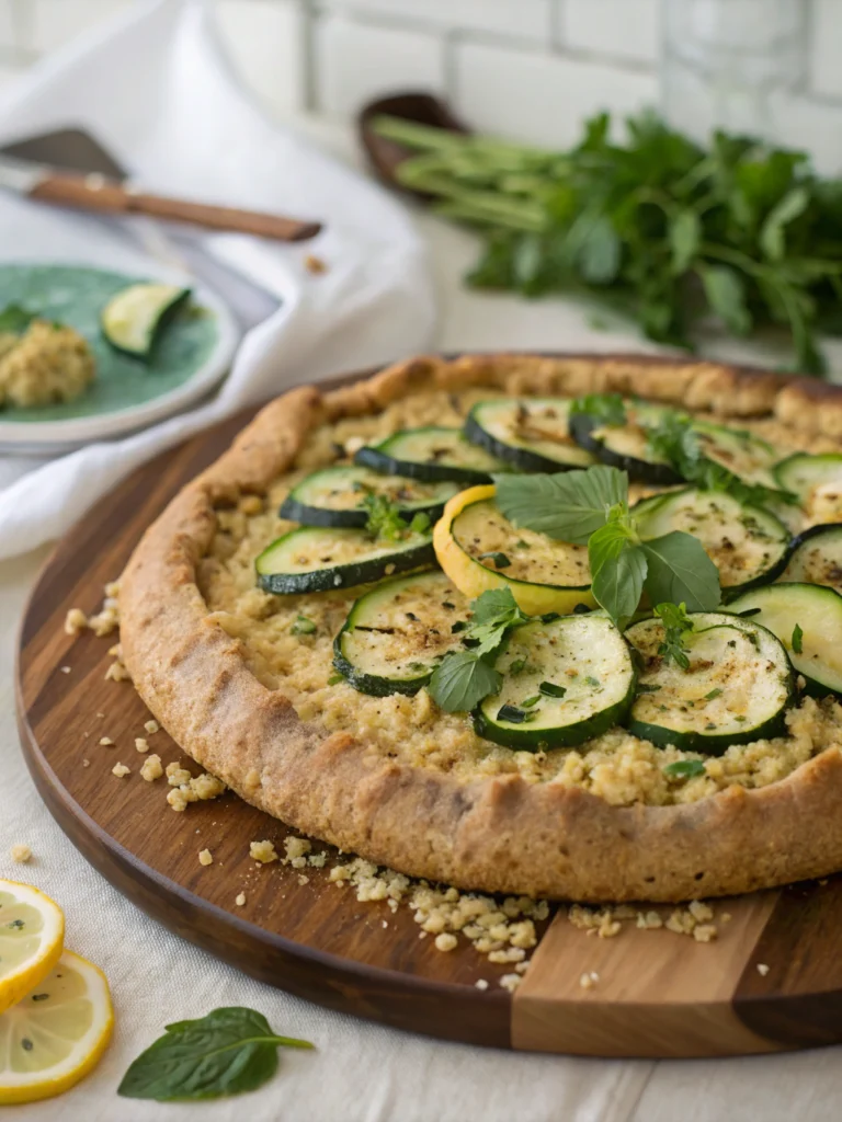 Galettes quinoa courgettes