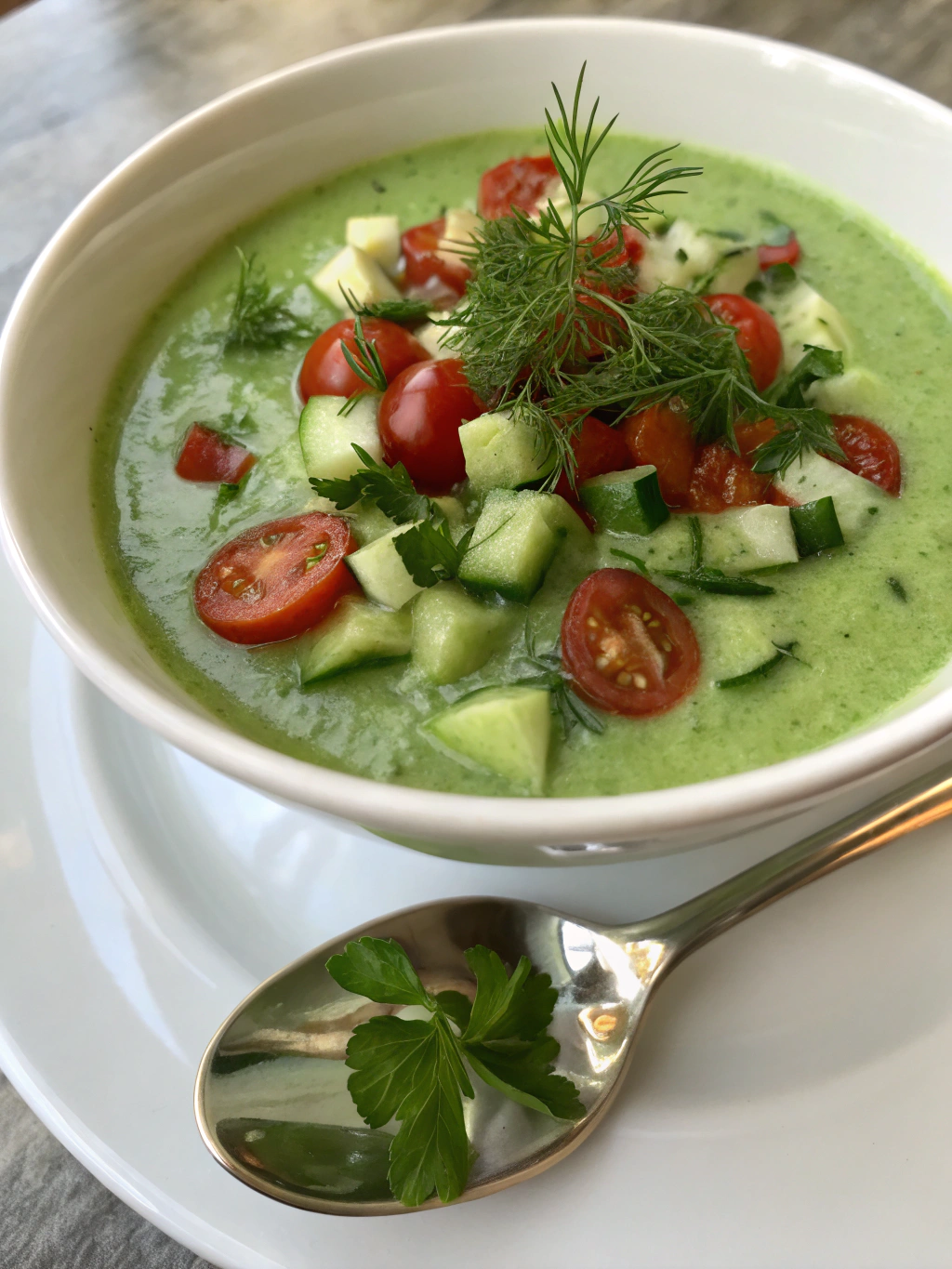 Gaspacho de concombre
