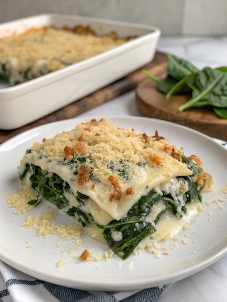 Gratin de blettes à la crème d’ail