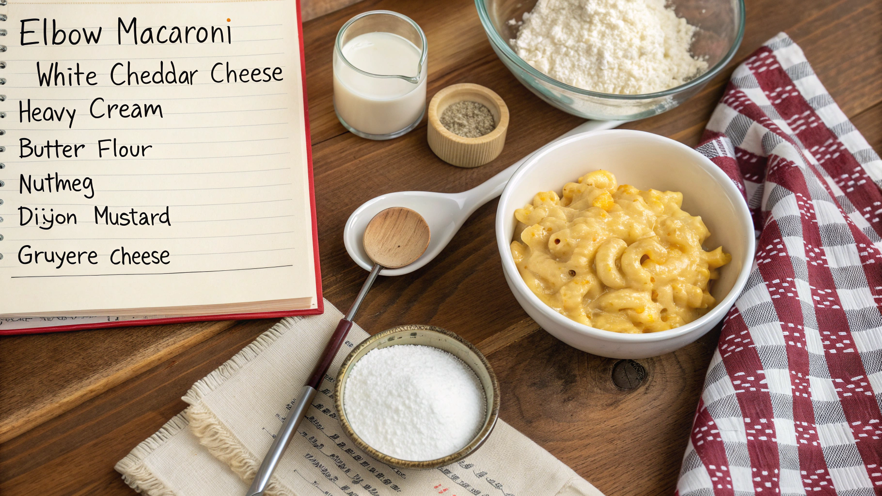 Ingrédients pour Mac-and-cheese façon française