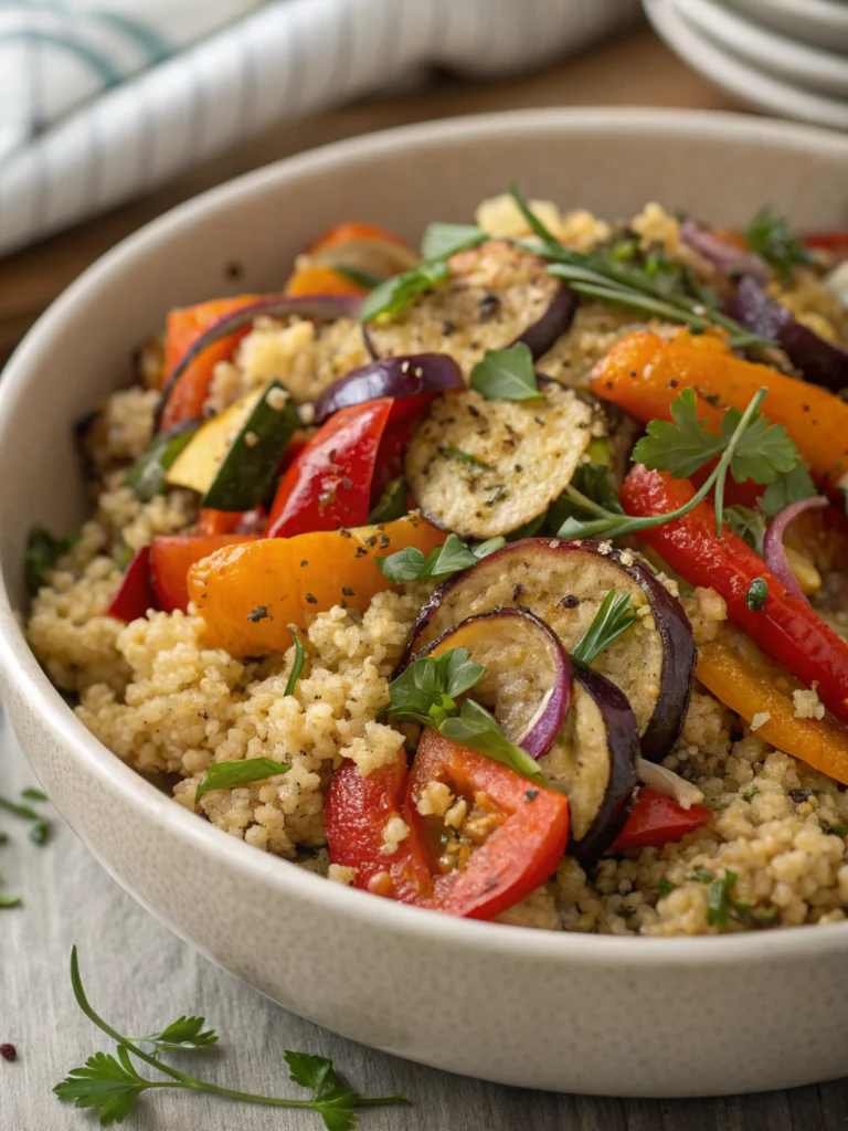 Poêlée légumes quinoa