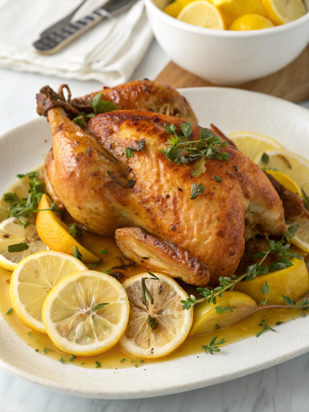 Poulet au citron confit