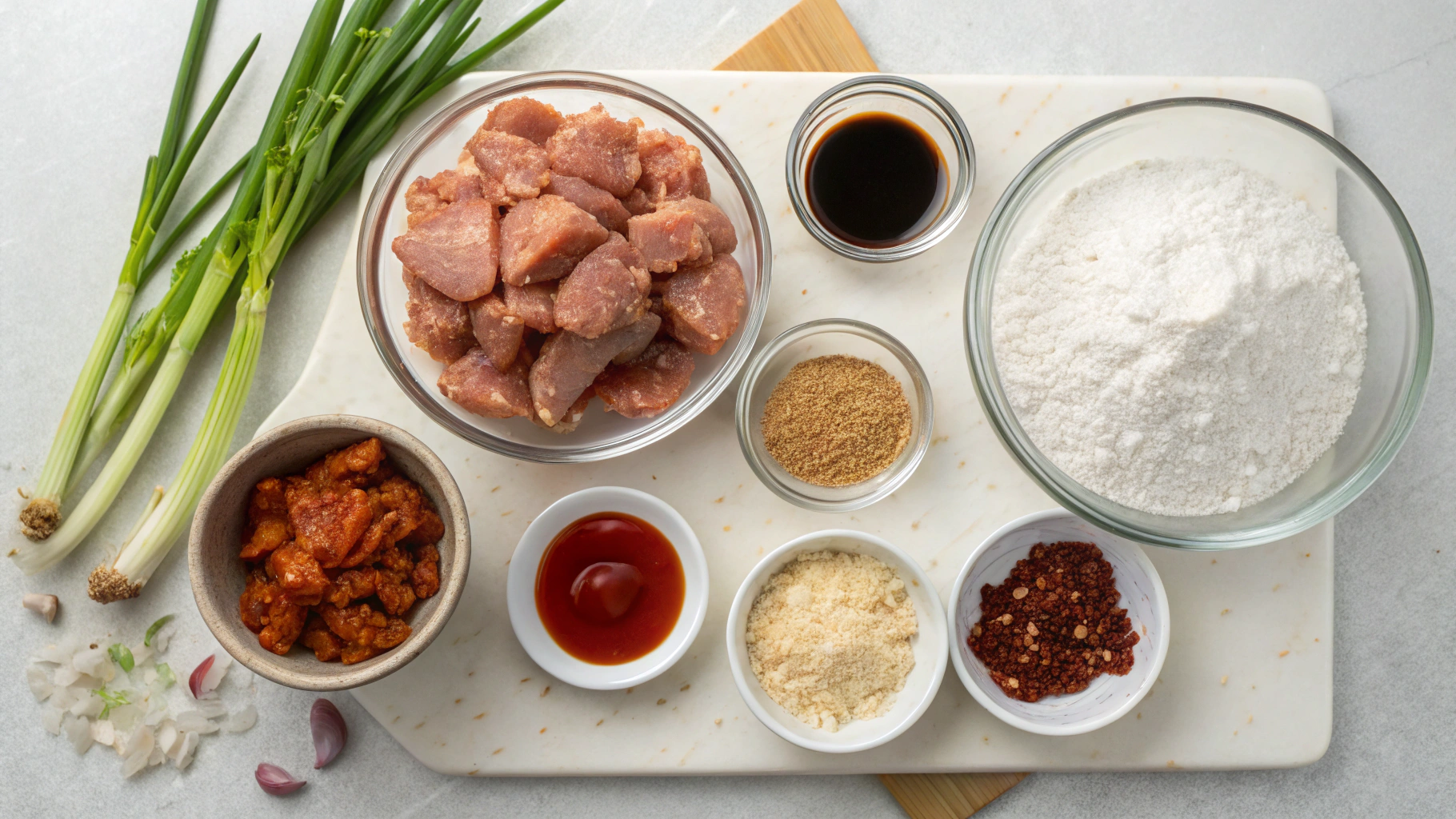 Ingrédients pour Poulet frit coréen