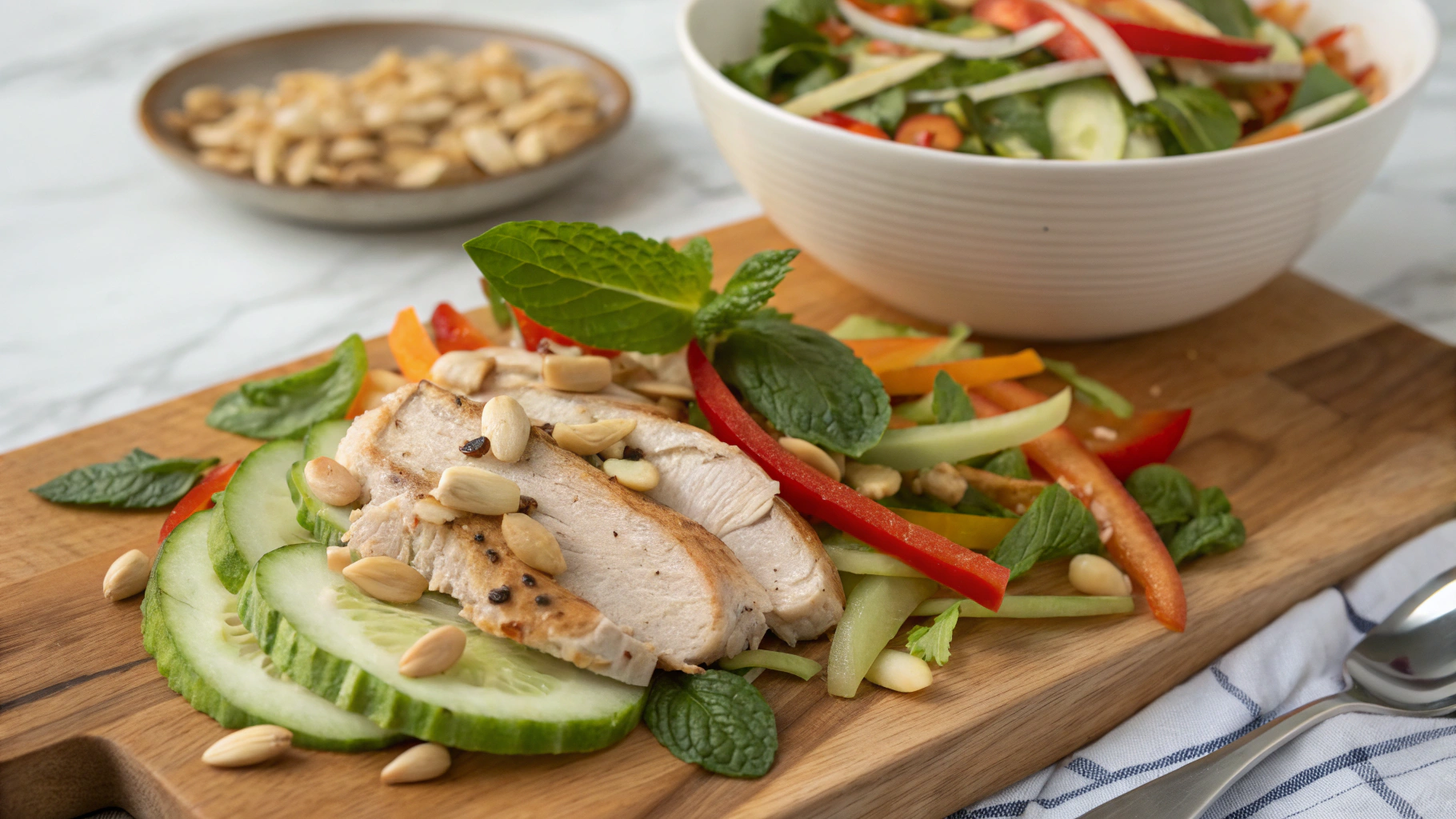Ingrédients pour Salade thaï au poulet