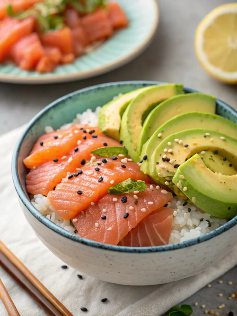 Sushi bowl saumon-avocat