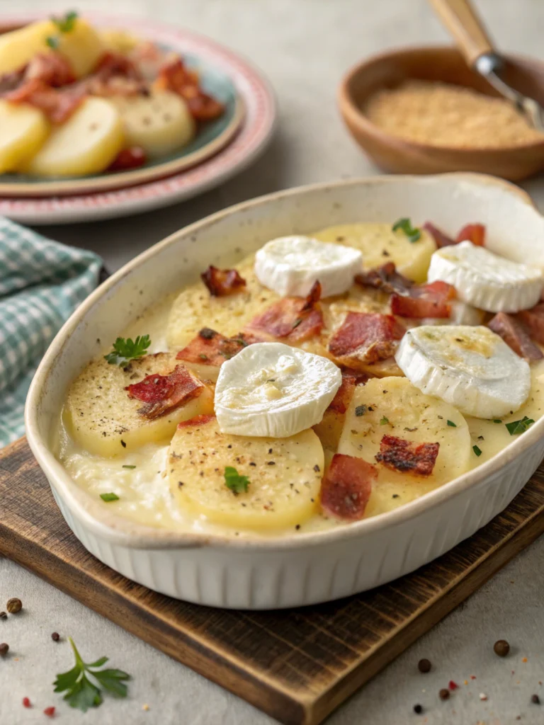 Tartiflette légère plat cocooning