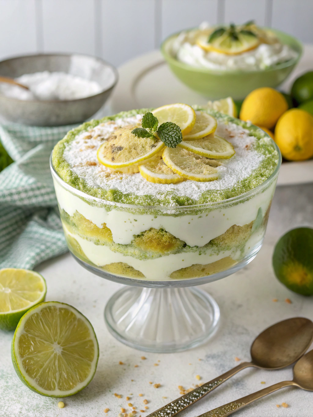 Tiramisu citron vert agrumé
