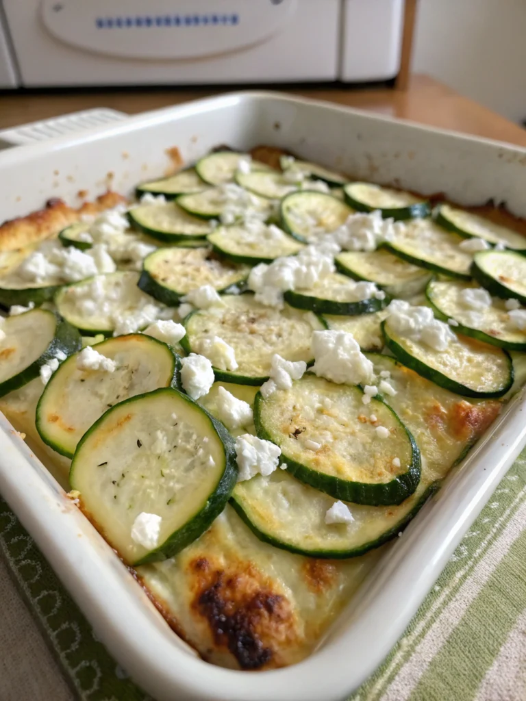 Gratin de courgettes et chèvre