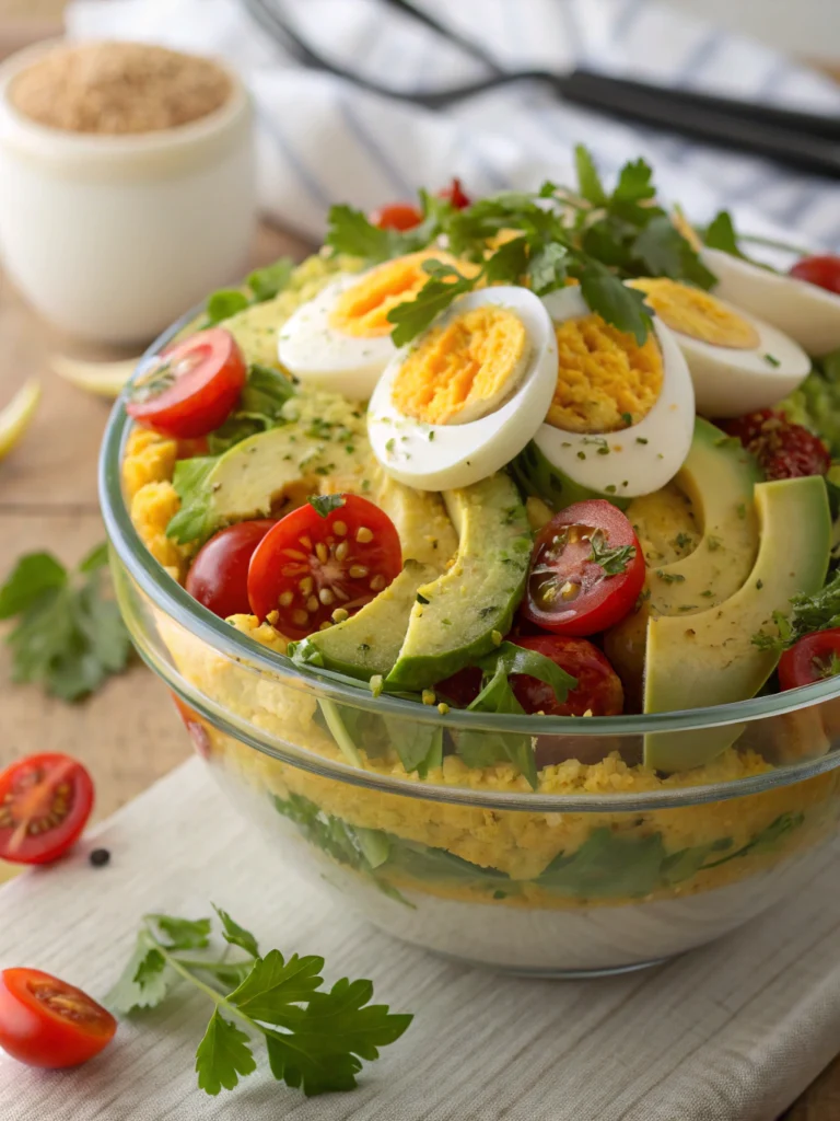 Salade d’œufs mimosa revisitée