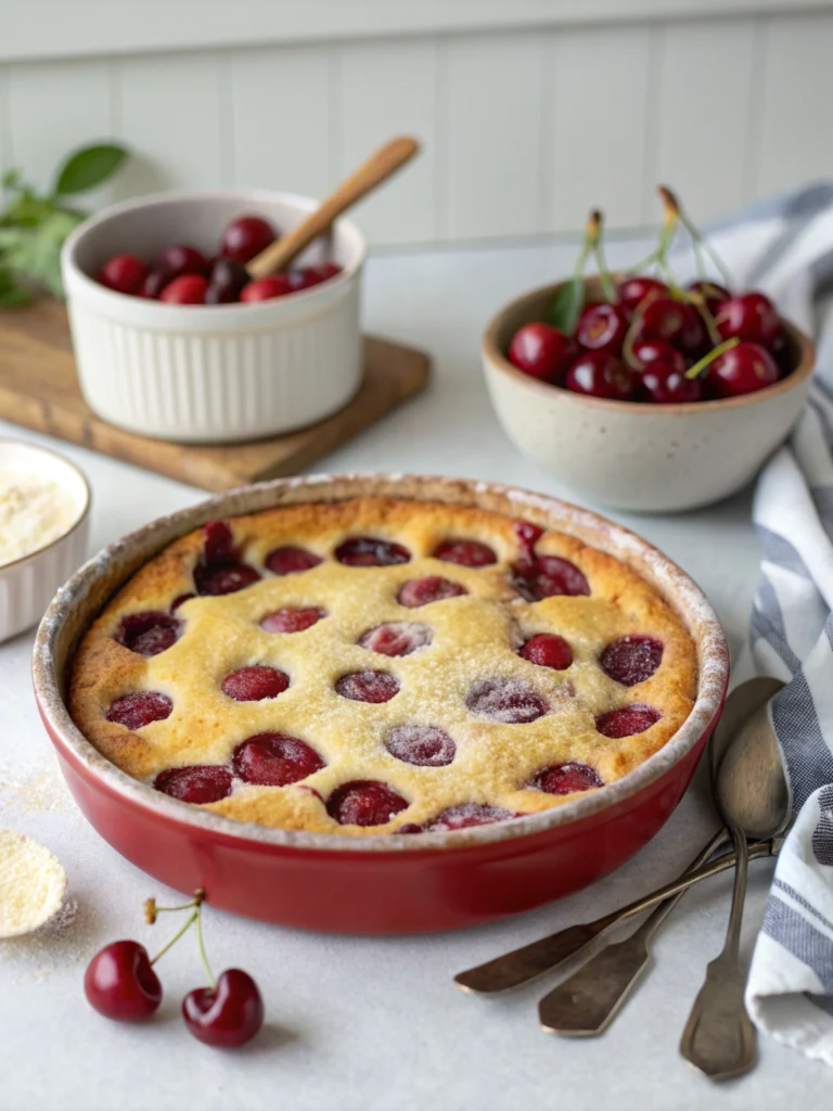 Clafoutis aux cerises facile