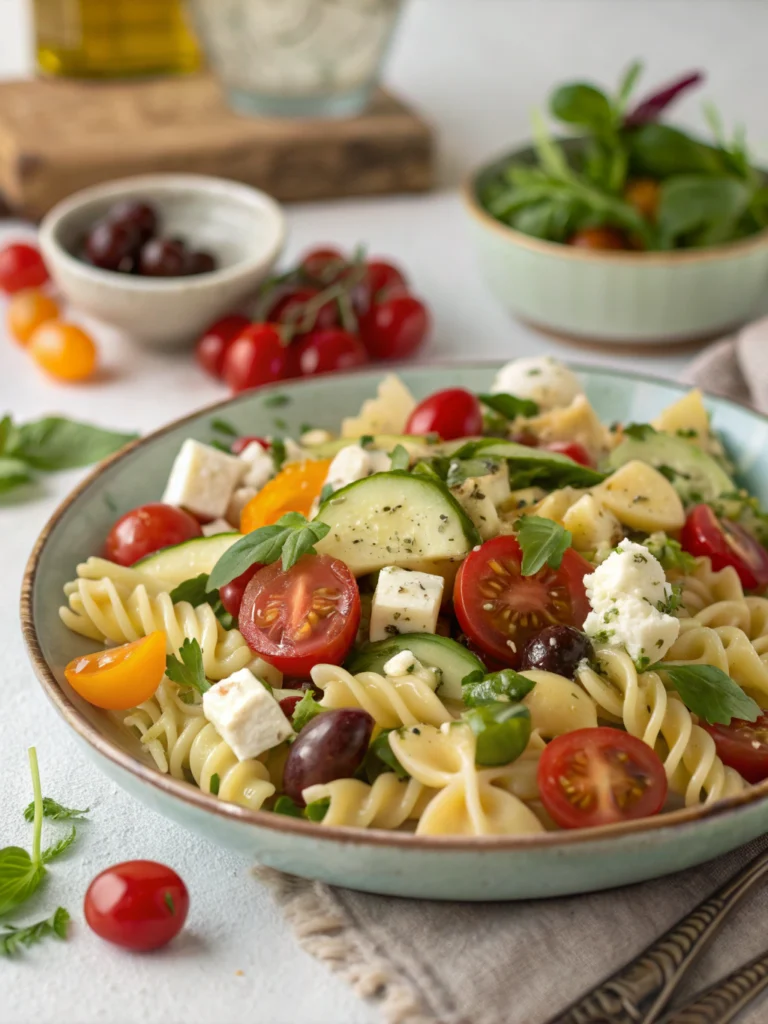Salade de pâtes méditerranéenne