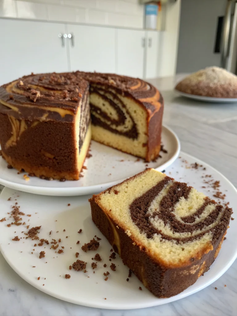 cake marbré facile