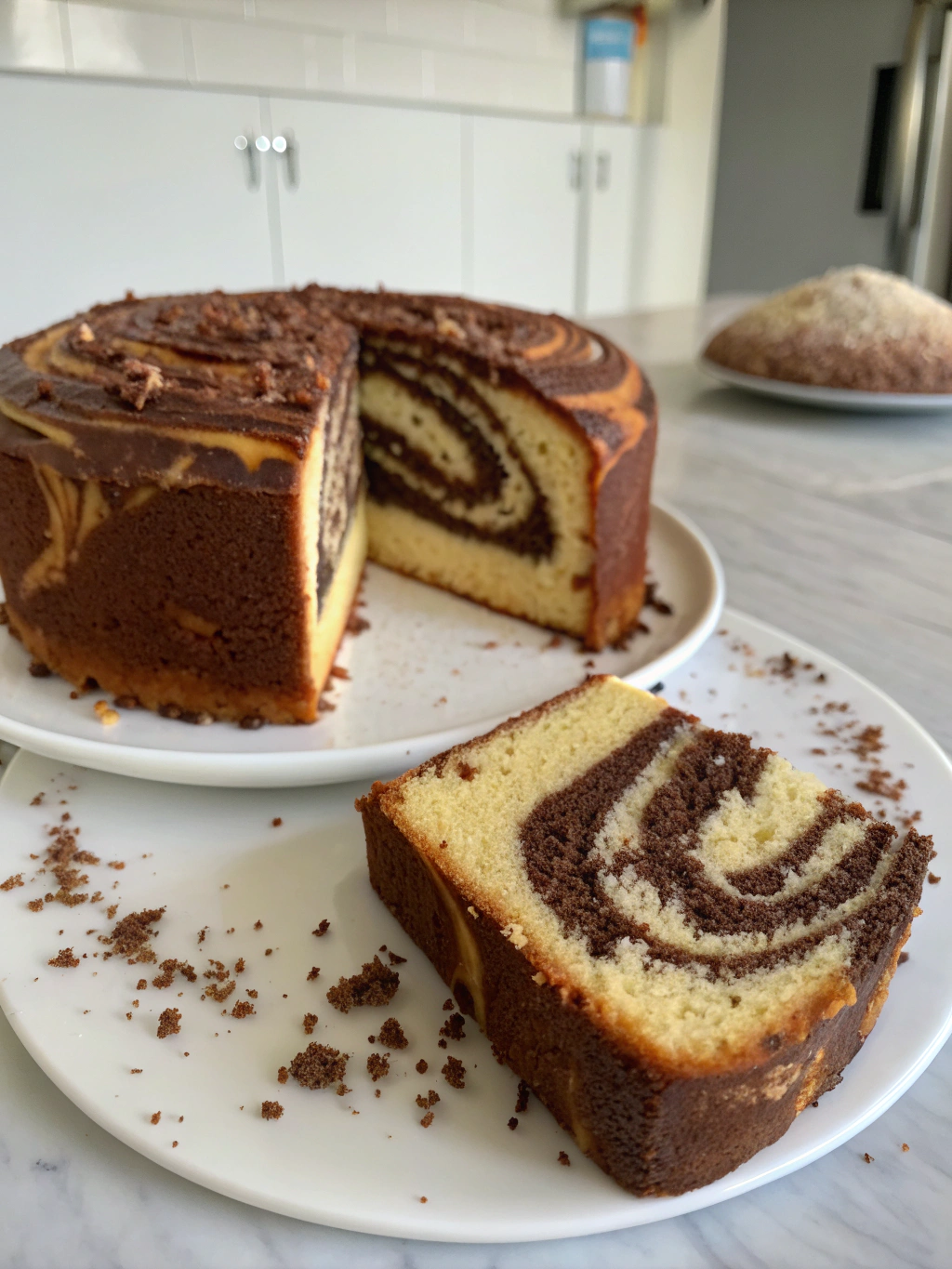 cake marbré facile
