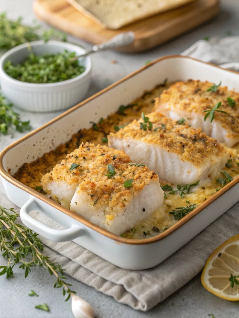 gratin de cabillaud