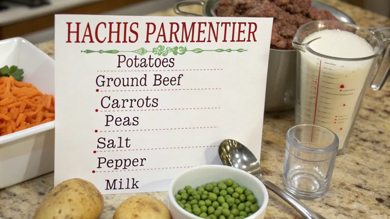 hachis parmentier recette -ingredients