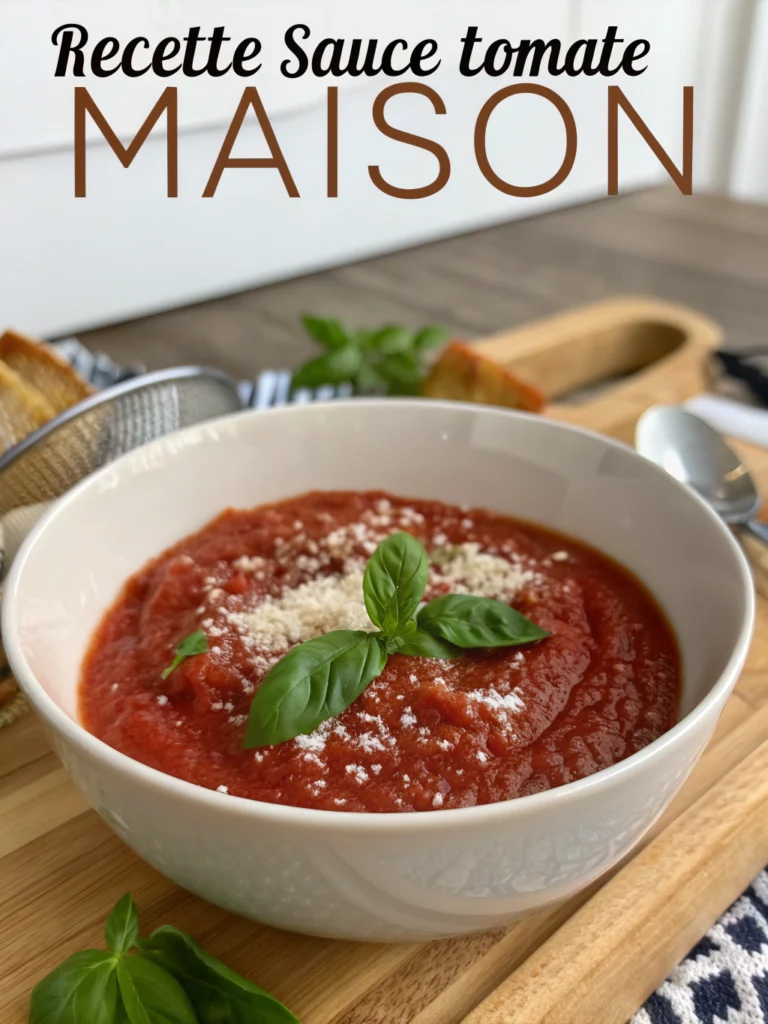 recette sauce tomate maison