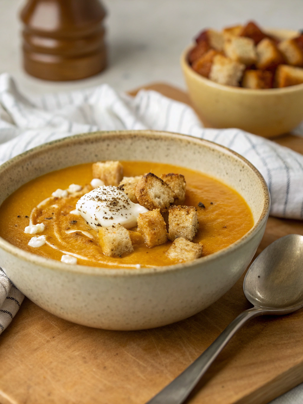 soupe à la courge musquée