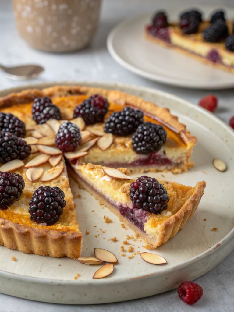 tarte amandine aux mûres